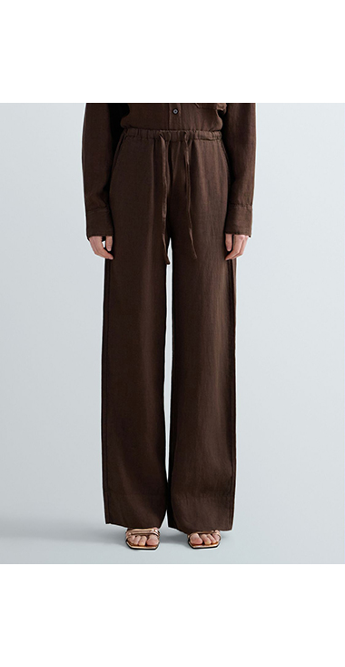 ピュアリネンリラックスパンツ